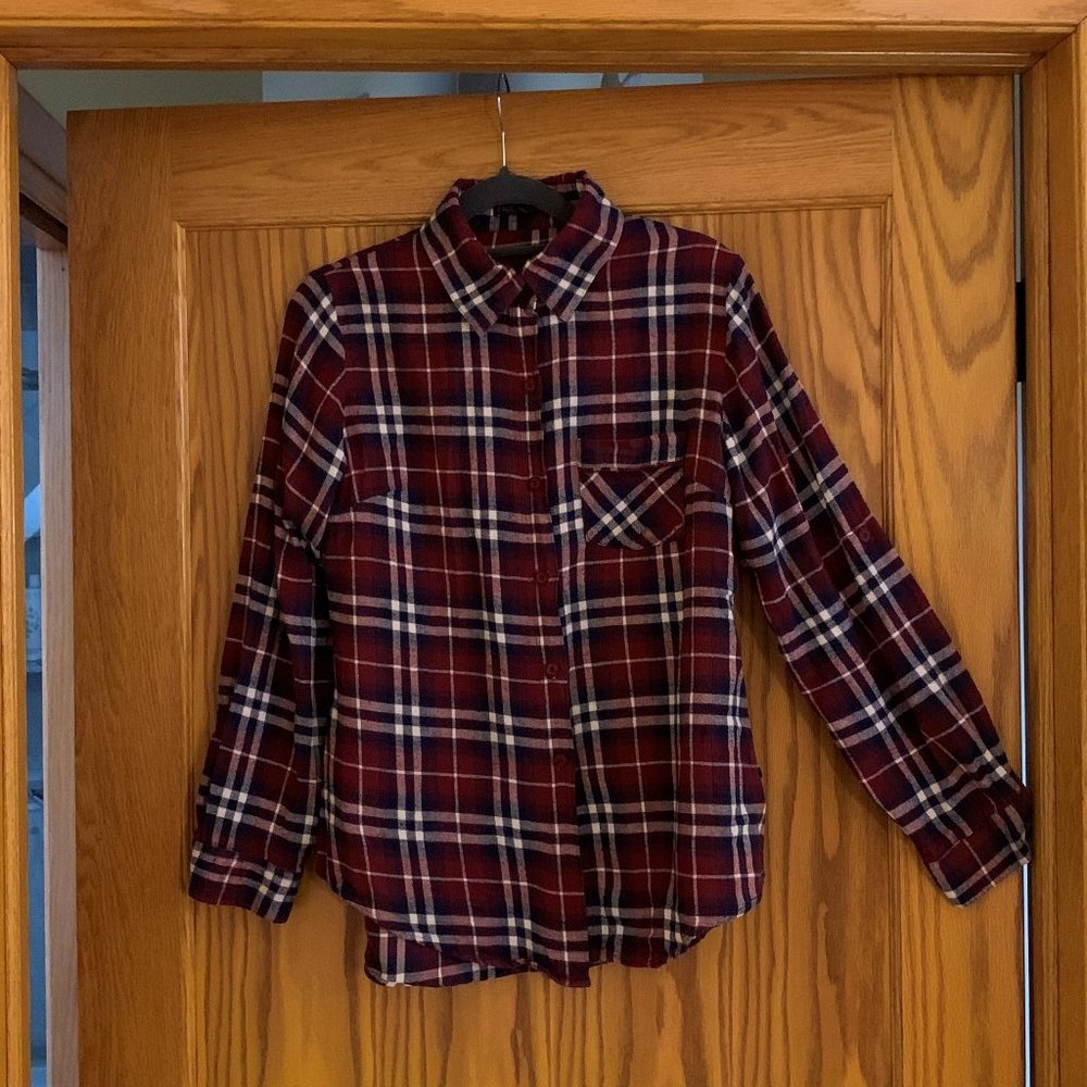 Lucca Couture plaid flannel